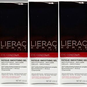 LIERAC Paris Eye Contour Fatigue Soothing Gel for Puffiness & Dark Circles 3 NEW